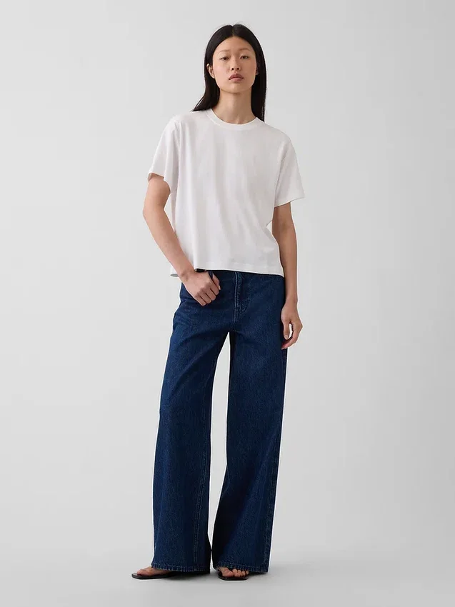 T-shirt ample en coton Supima®