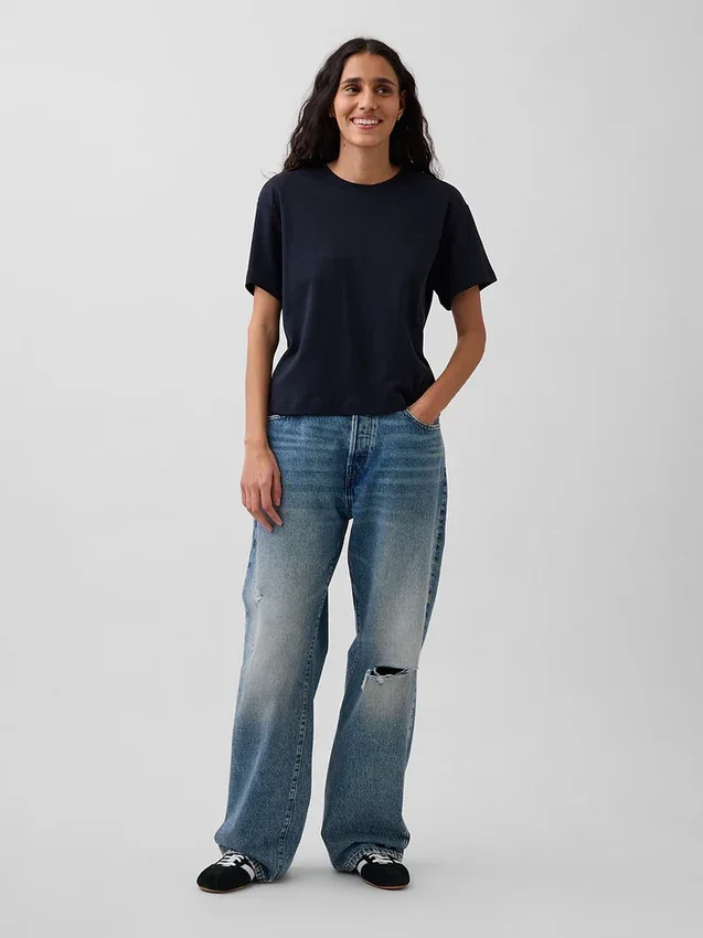 T-shirt ample en coton Supima®