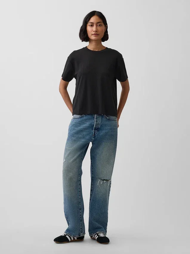 T-shirt ample en coton Supima®