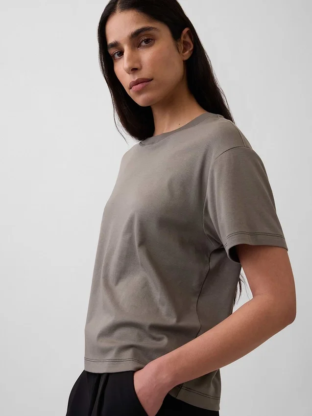 T-shirt ample en coton Supima®