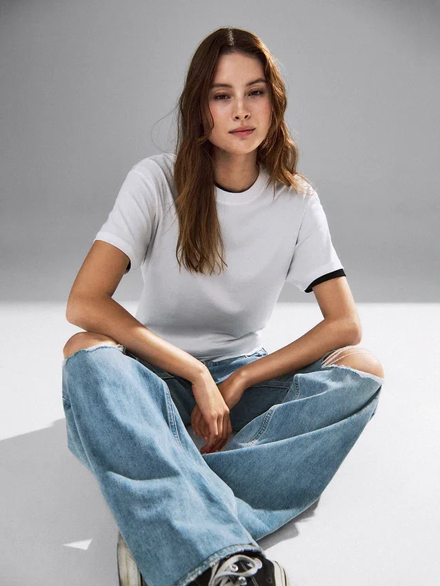 T-shirt ample en coton Supima®