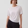 T-shirt ample en mélange de lin