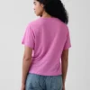 T-shirt ample en mélange de lin