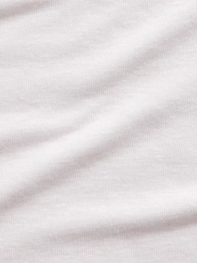 T-shirt ample en mélange de lin