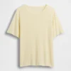 T-shirt ample en mélange de lin