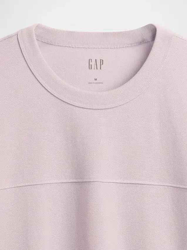 T-shirt ample en piqué