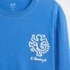 T-shirt ample à motif Keith Haring