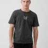 T-shirt ample épais avec logo