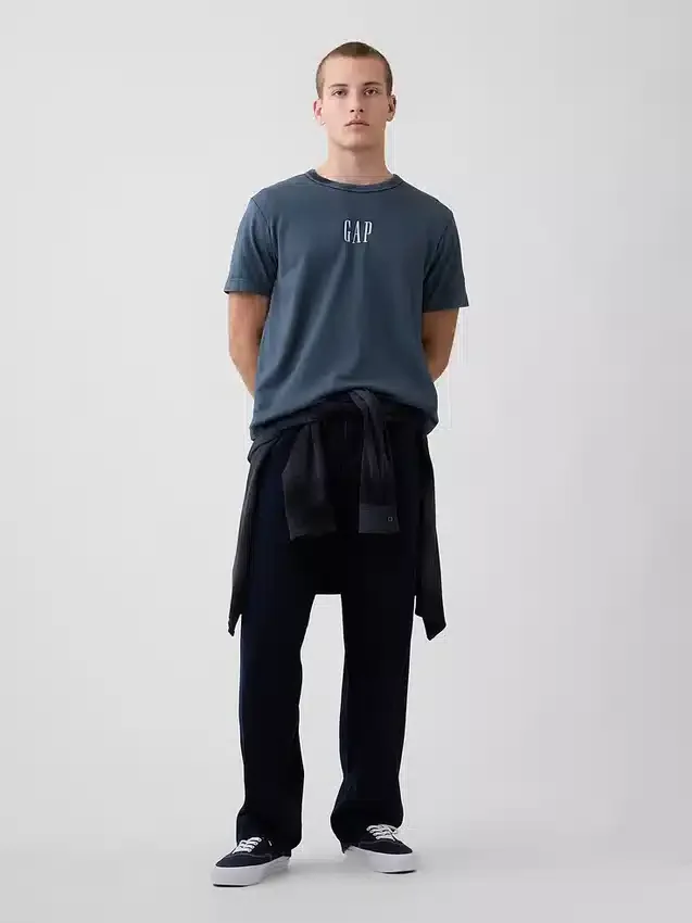 T-shirt ample épais avec logo