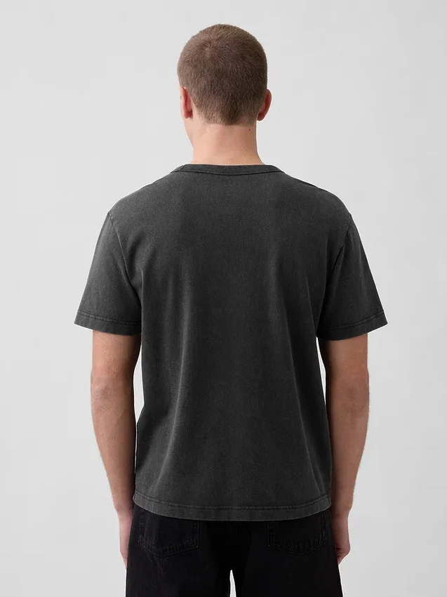 T-shirt ample épais avec logo