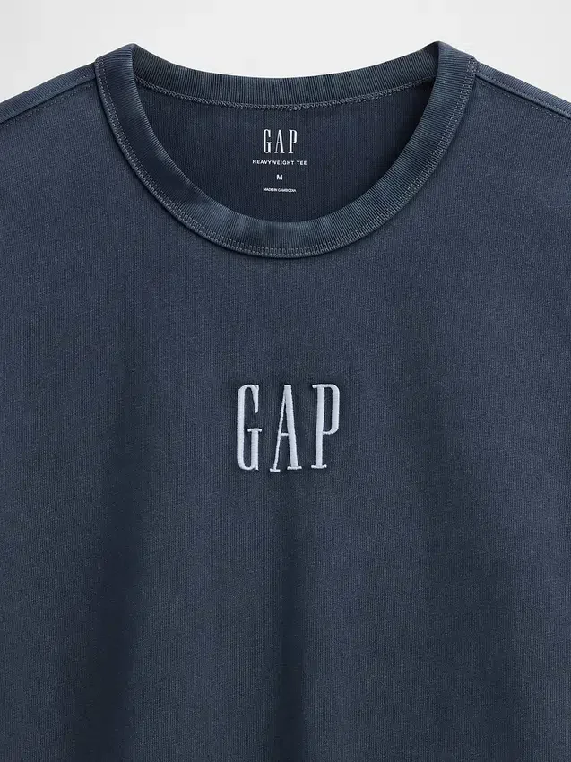 T-shirt ample épais avec logo