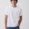 T-shirt ample épais pour adulte avec logo
