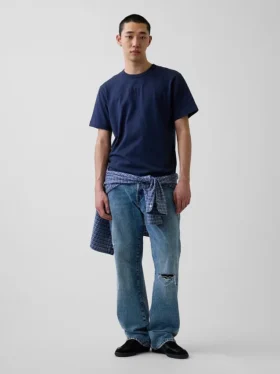 T-shirt ample épais pour adulte avec logo