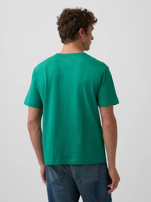 T-shirt ample épais pour adulte avec logo