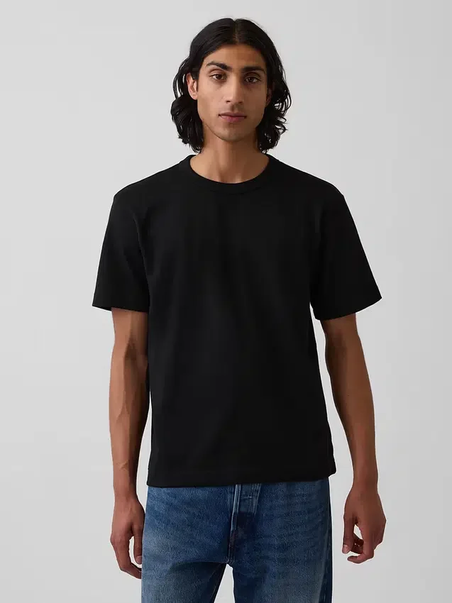 T-shirt ample pour adulte en jersey épais
