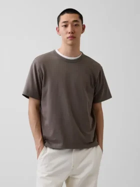 T-shirt ample pour adulte en jersey épais