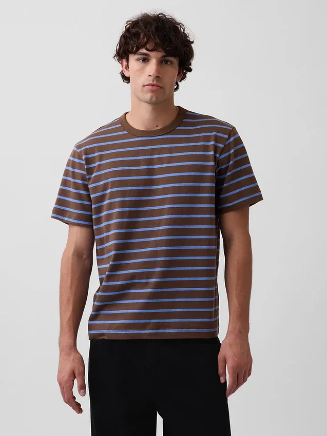 T-shirt ample pour adulte en jersey épais