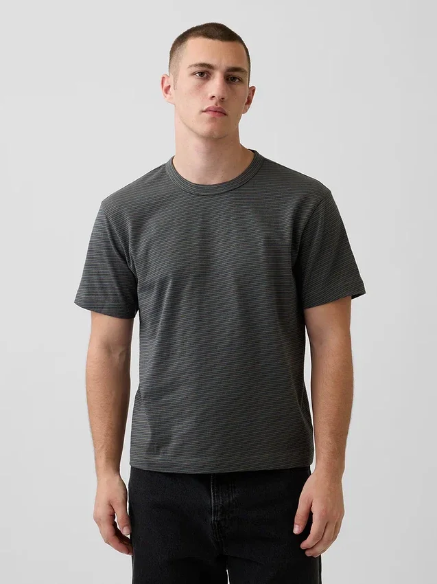 T-shirt ample pour adulte en jersey épais