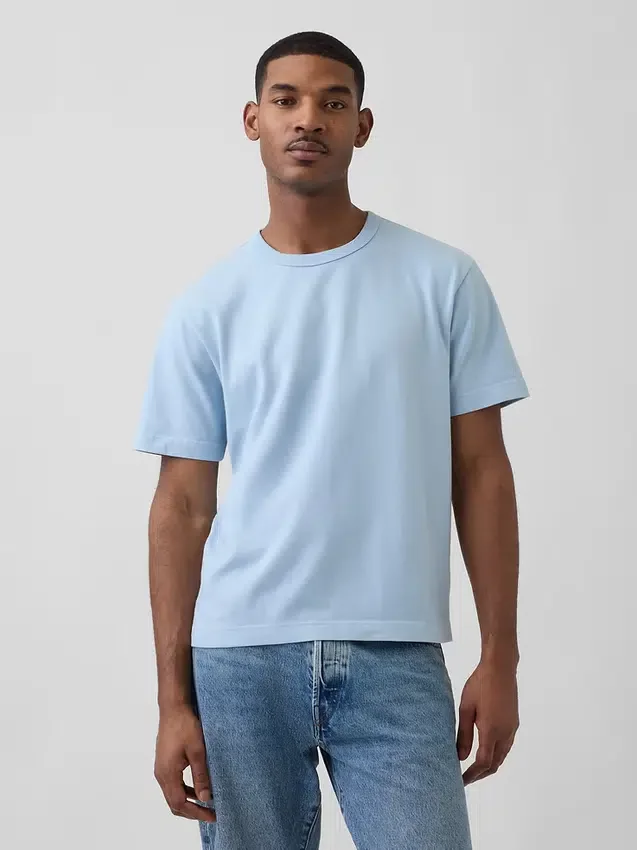 T-shirt ample pour adulte en jersey épais