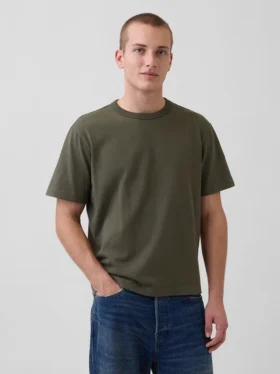 T-shirt ample pour adulte en jersey épais