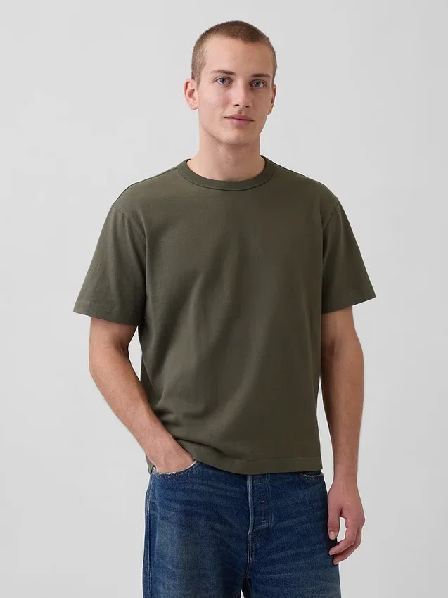 T-shirt ample pour adulte en jersey épais