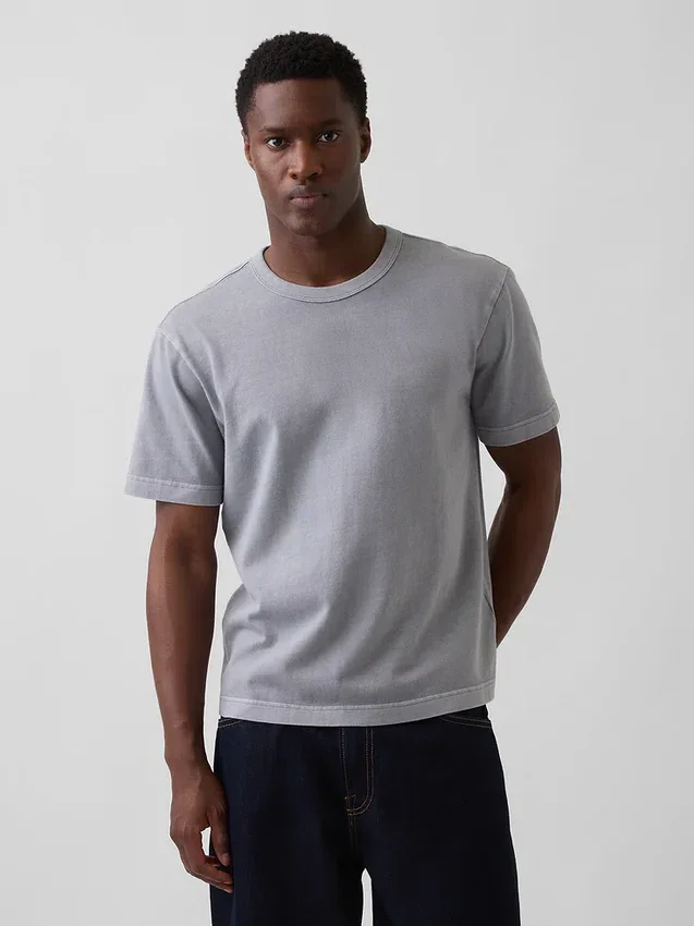 T-shirt ample pour adulte en jersey épais