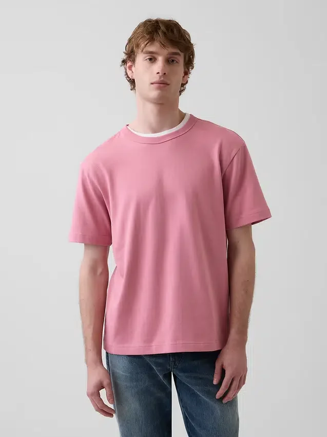T-shirt ample pour adulte en jersey épais