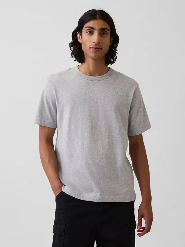 T-shirt ample pour adulte en jersey épais