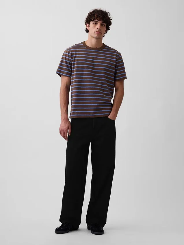 T-shirt ample pour adulte en jersey épais