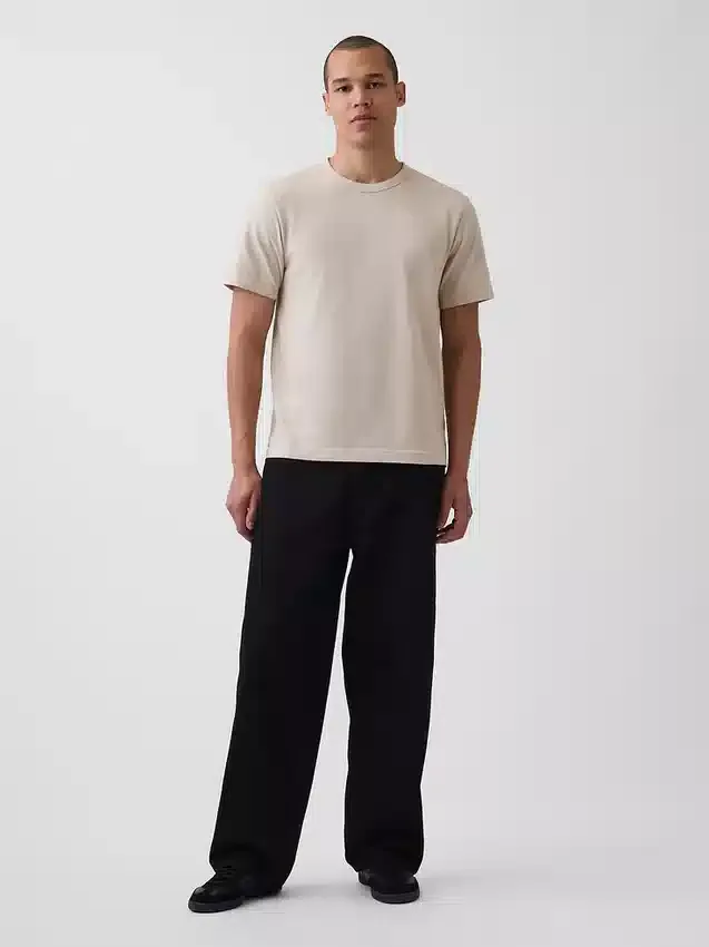 T-shirt ample pour adulte en jersey épais