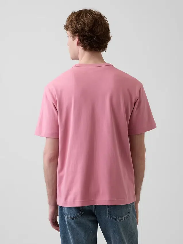 T-shirt ample pour adulte en jersey épais
