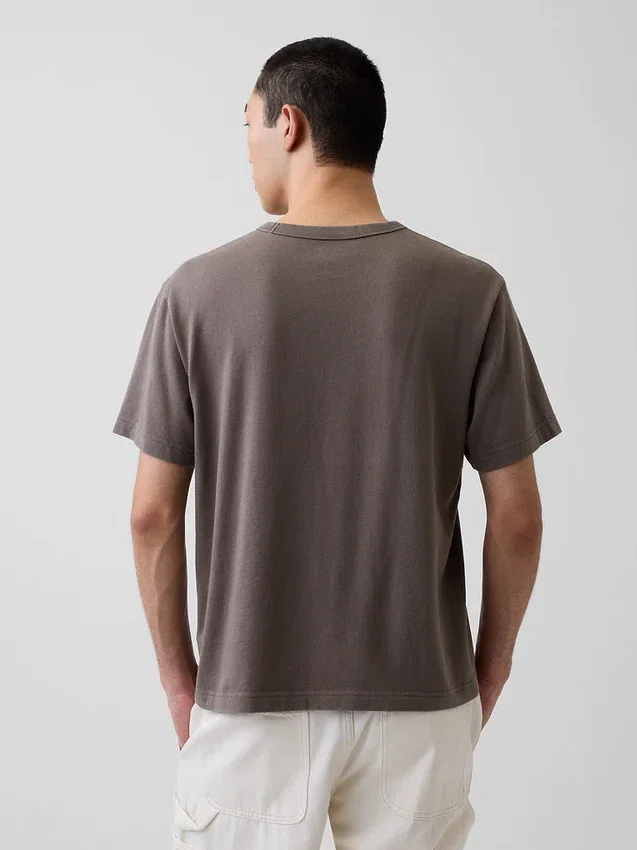 T-shirt ample pour adulte en jersey épais