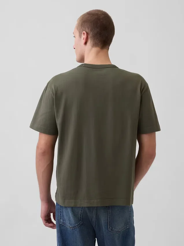T-shirt ample pour adulte en jersey épais