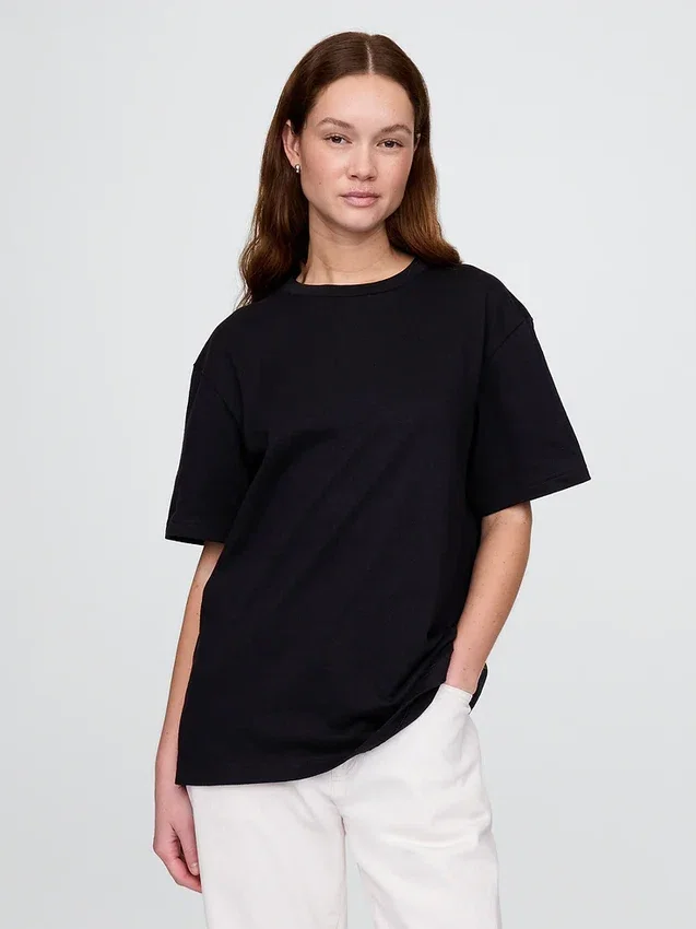 T-shirt ample pour adulte en jersey épais
