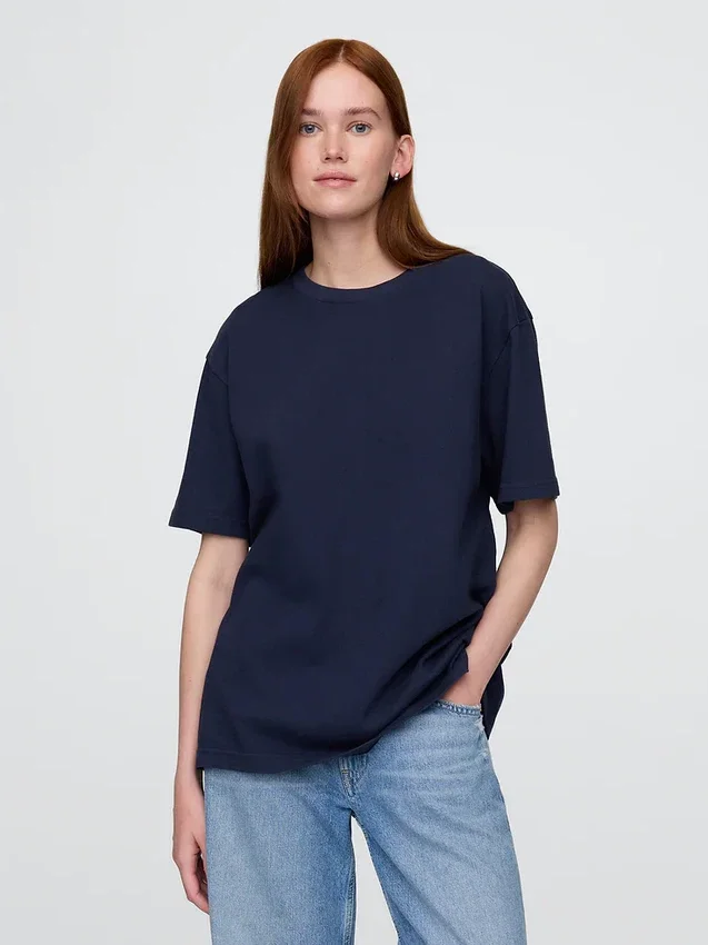 T-shirt ample pour adulte en jersey épais