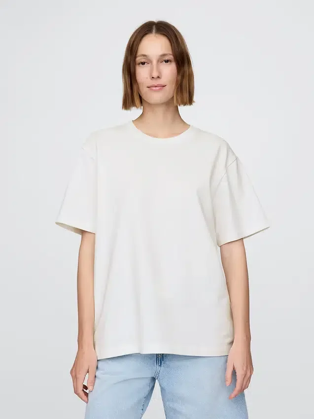 T-shirt ample pour adulte en jersey épais