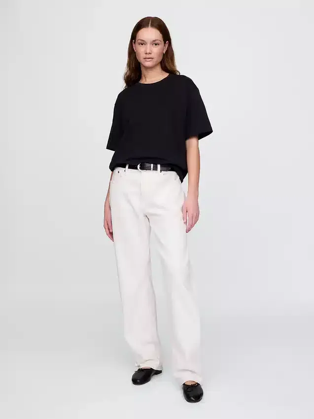 T-shirt ample pour adulte en jersey épais