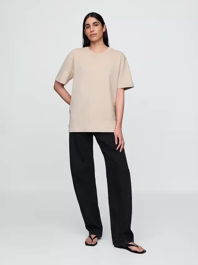 T-shirt ample pour adulte en jersey épais