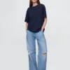 T-shirt ample pour adulte en jersey épais
