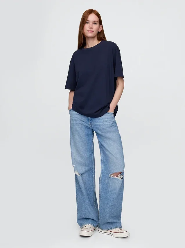 T-shirt ample pour adulte en jersey épais