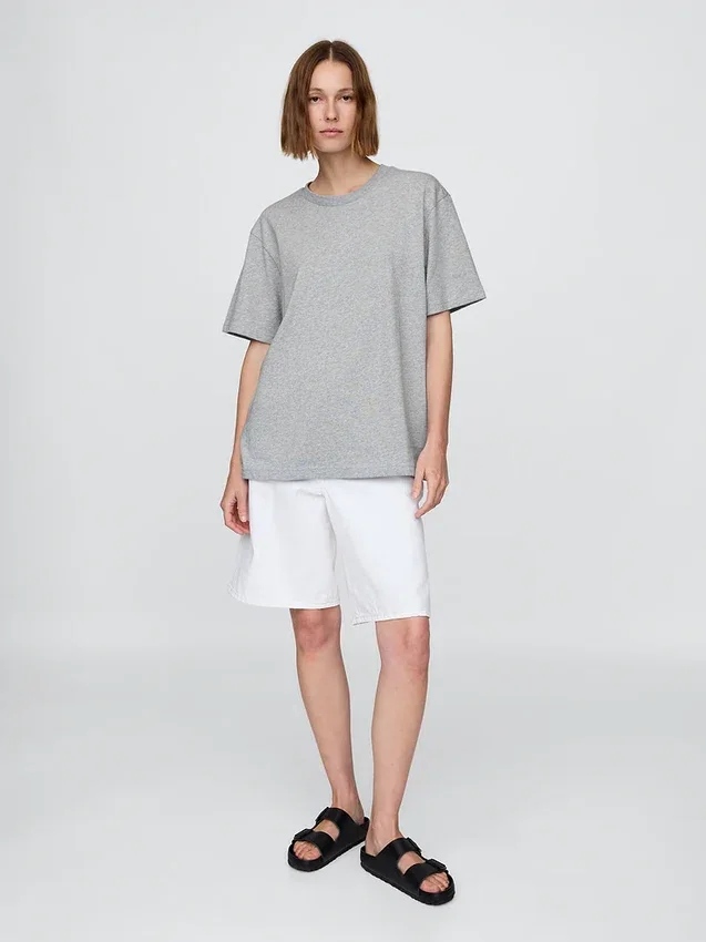 T-shirt ample pour adulte en jersey épais