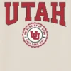 T-shirt avec graphisme foncé représentant le sceau de l'université de l'Utah