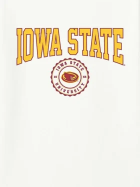T-shirt avec le blason de l’université d’État de l’Iowa en graphisme foncé