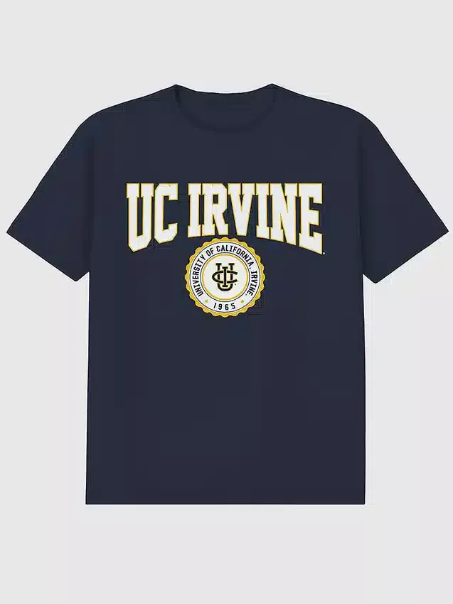 T-shirt avec le blason de l'université de Californie à Irvine