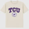 T-shirt avec le logo « Collegiate Seal » de la TCU (Texas Christian University) en version graphique foncée