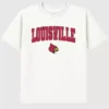 T-shirt avec logo « Arch Logo » de l’université de Louisville, motif foncé