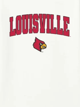 T-shirt avec logo « Arch Logo » de l’université de Louisville, motif foncé