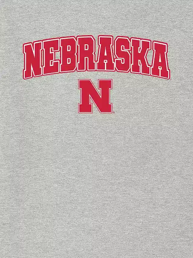 T-shirt avec logo « Arch Logo » de l’université du Nebraska (graphisme foncé)