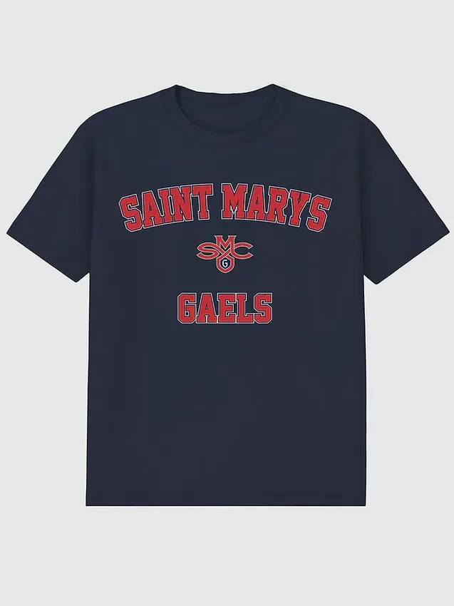 T-shirt avec motif classique du campus du Saint Mary's College of California