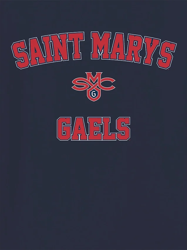 T-shirt avec motif classique du campus du Saint Mary's College of California
